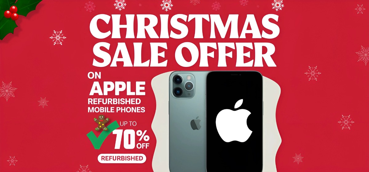 Christmas Sale Offer on Apple Refurbished Mobile Phones in the UK | Zextons