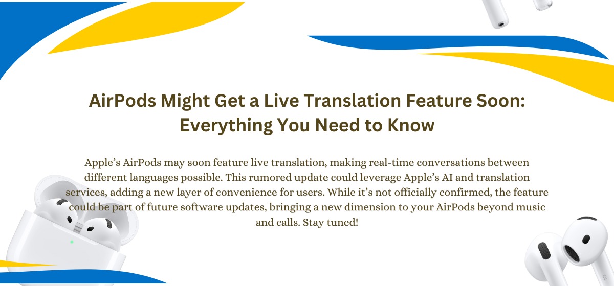Zextons blog image on AirPods Live Translation feature