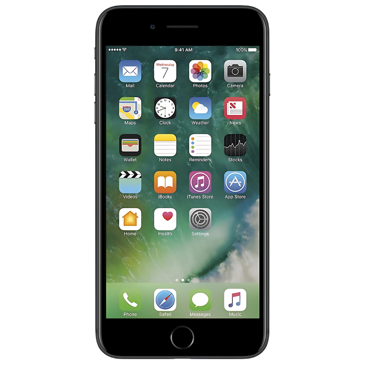 美品】iPhone7Plus ブラック 128GB SIMフリー 本体100% 【公式通販】