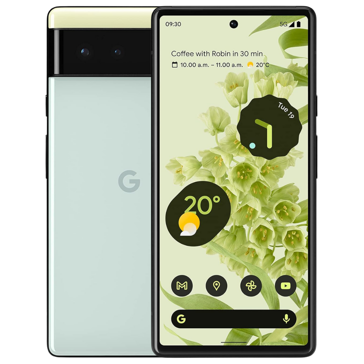 【美品】Google Pixel6 128GB Refurbished Google Pixel 6 128GB Sorta Seafoam – Excellent