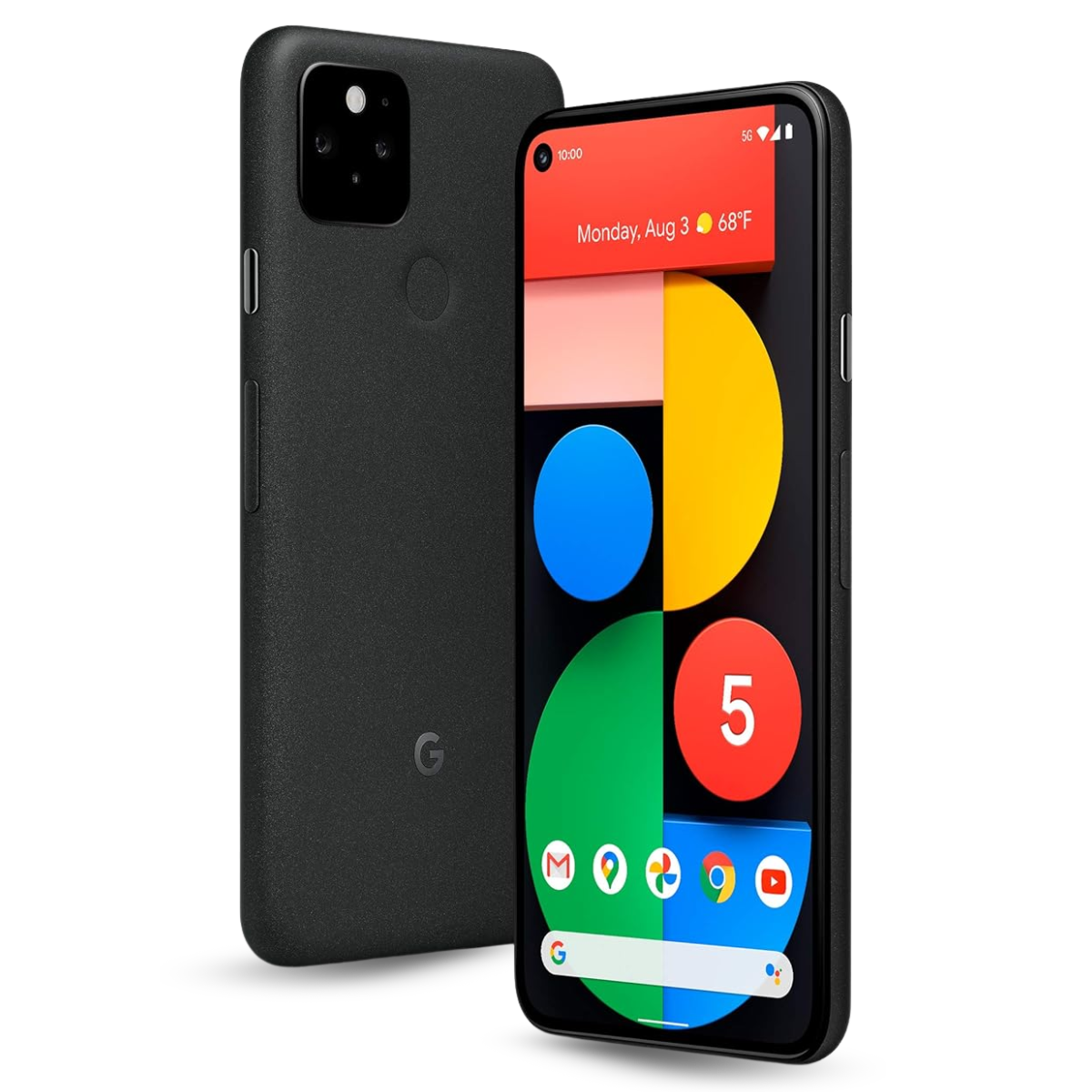 Google Pixel 5a - Unlocked  - Mostly-Black - 128GB