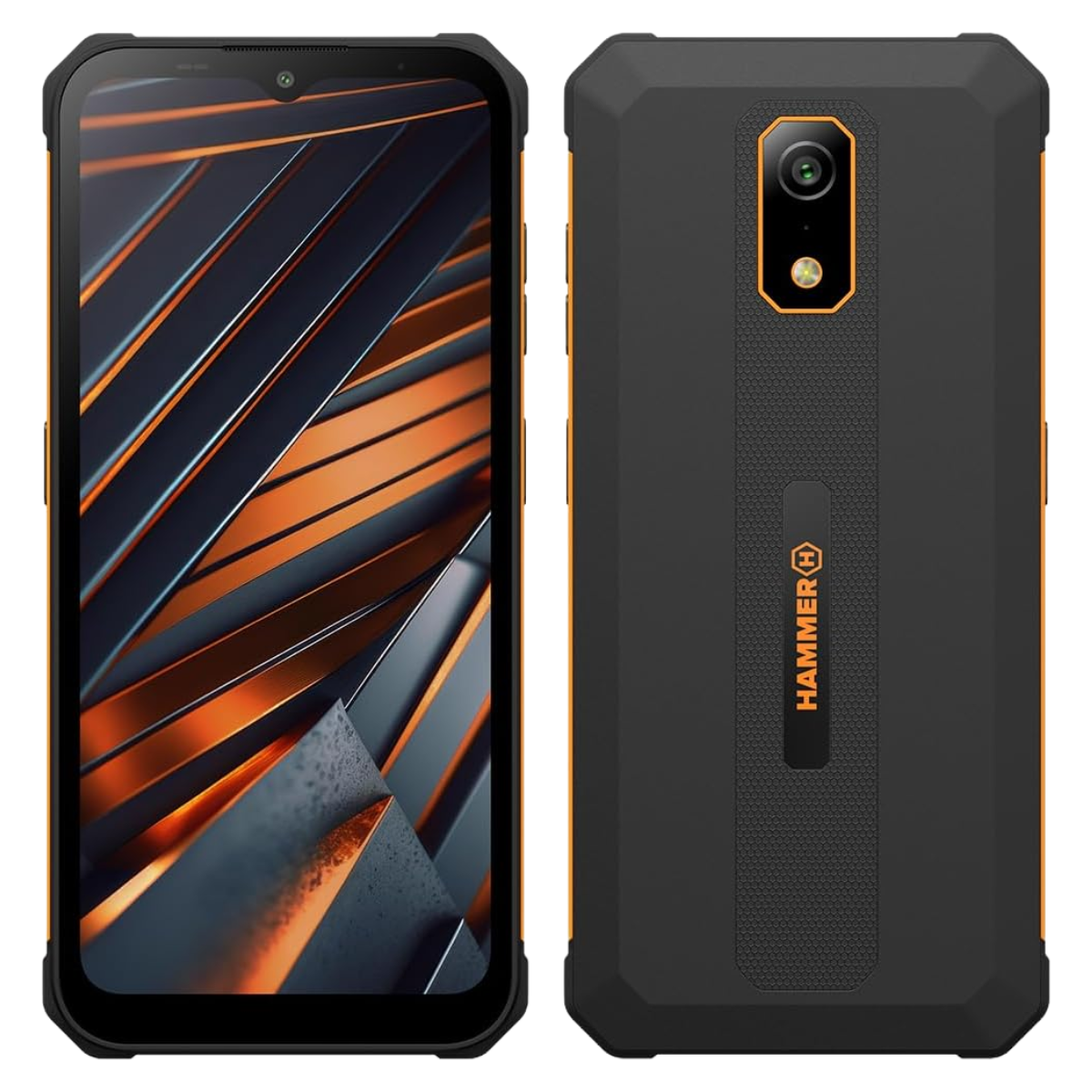 HAMMER IRON VA - Unlocked  - Orange-and-Black - 64GB