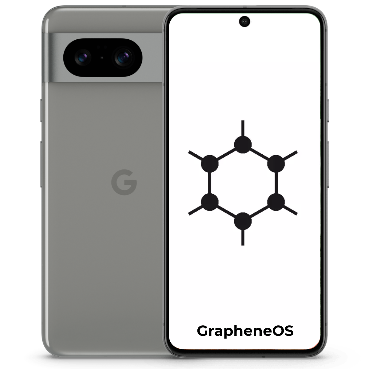 Google Pixel 8 Graphene OS - Unlocked  - Hazel - 128GB